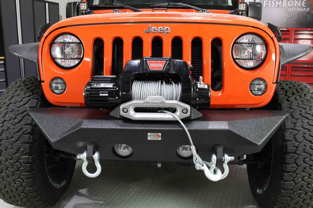 Manowar JK Front Winch Bumper Fits 2007 to 2018 JK Wrangler, Rubicon and Unlimited