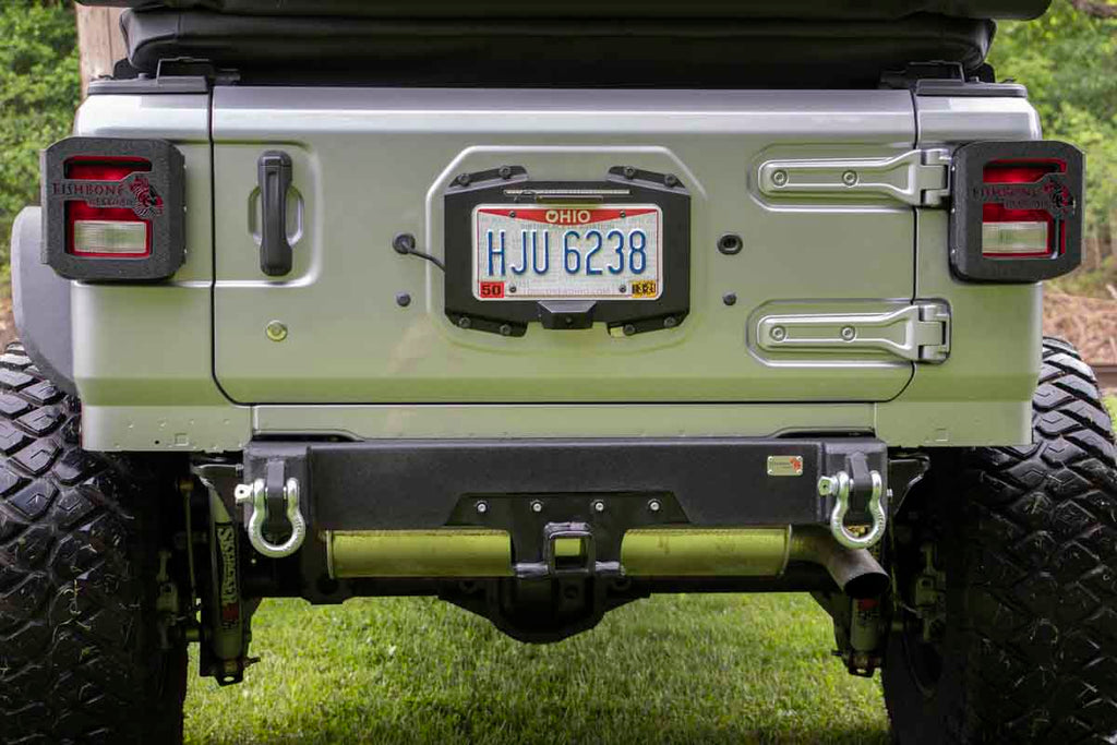 JL Rear Bumper Delete Fits 2018 to Current JL Wrangler, Rubicon and Unlimited