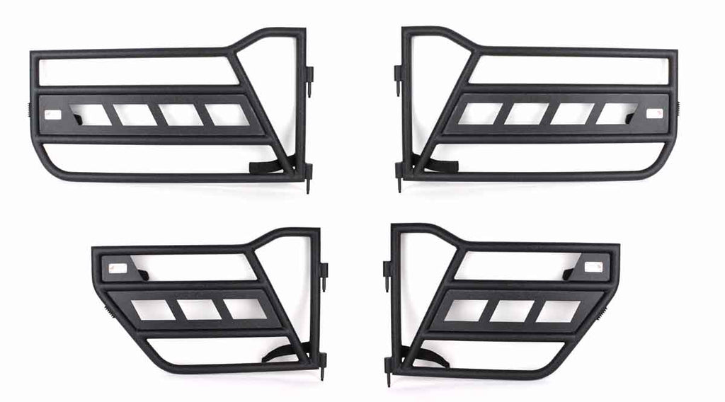 Front and Rear Tube Doors Fits 2007 to 2018 JK Wrangler Unlimited and Rubicon Unlimited