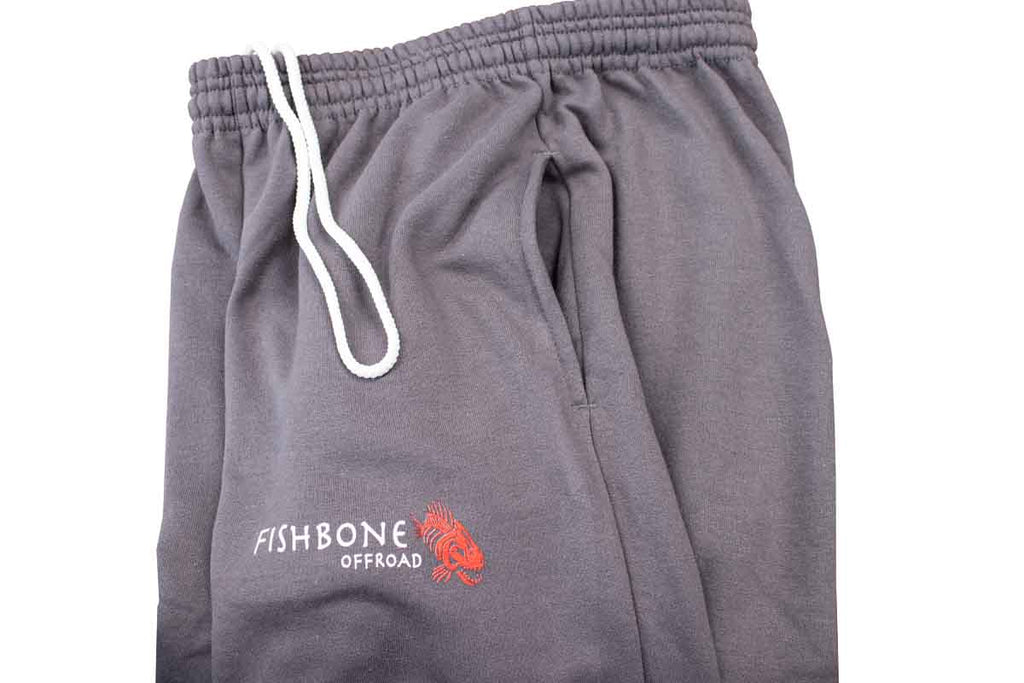 Fishbone Core Fleece Sweatpants - Unisex - Charcoal