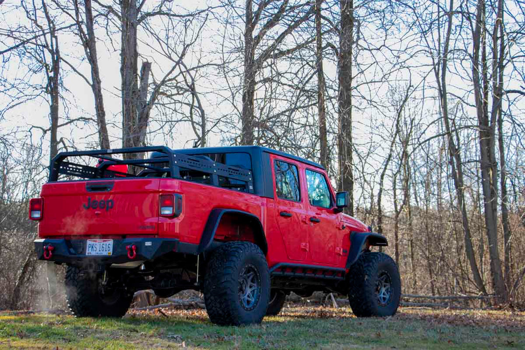 The Gladiator Bed Tackle Rack is a MUST HAVE Jeep Aftermarket Accessory