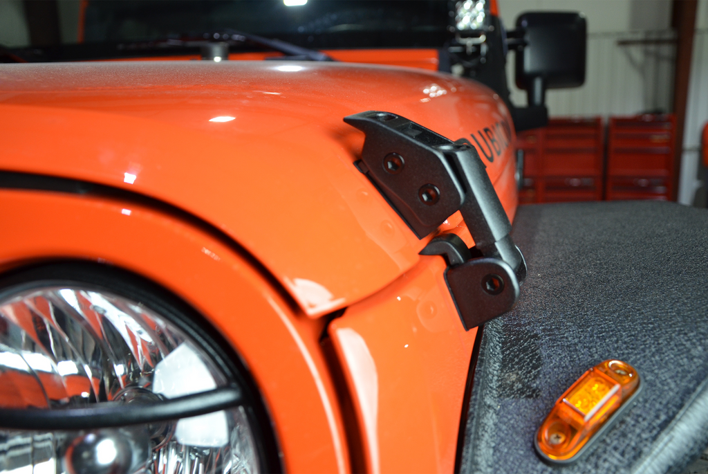 2007 - 2018 JK Mechanical Hood Catch Kit