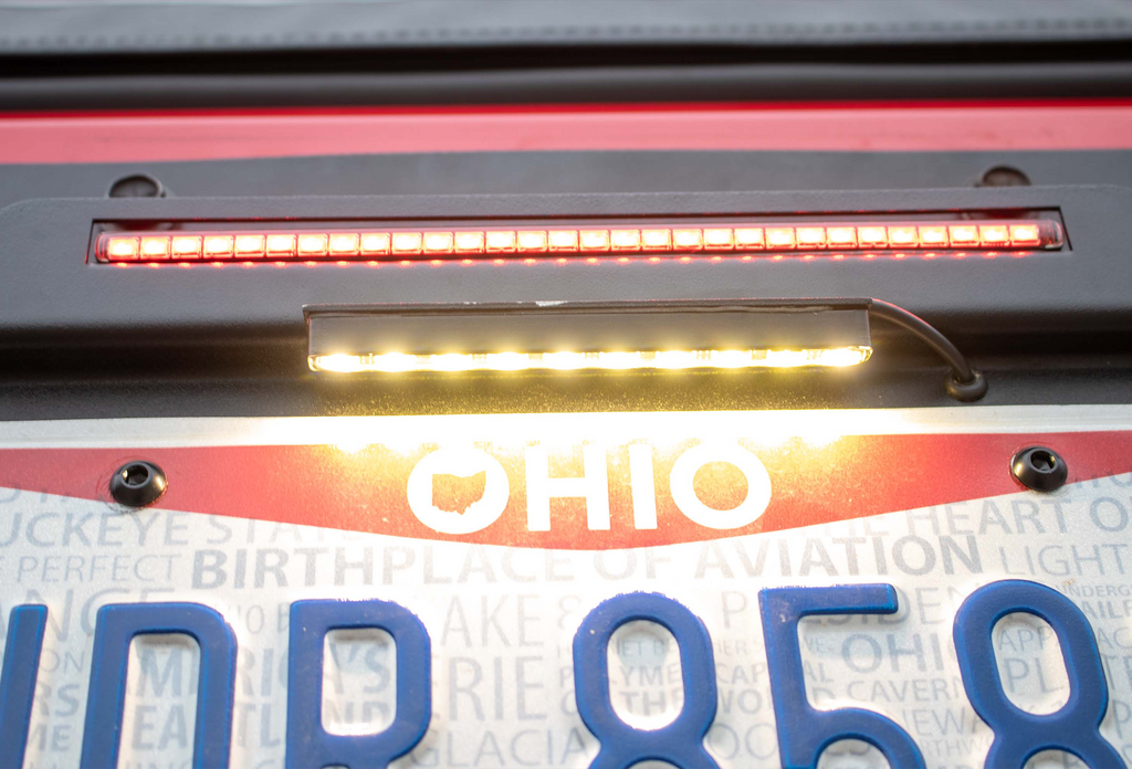1997 - 2006 TJ BackSide License Plate Mount with LED