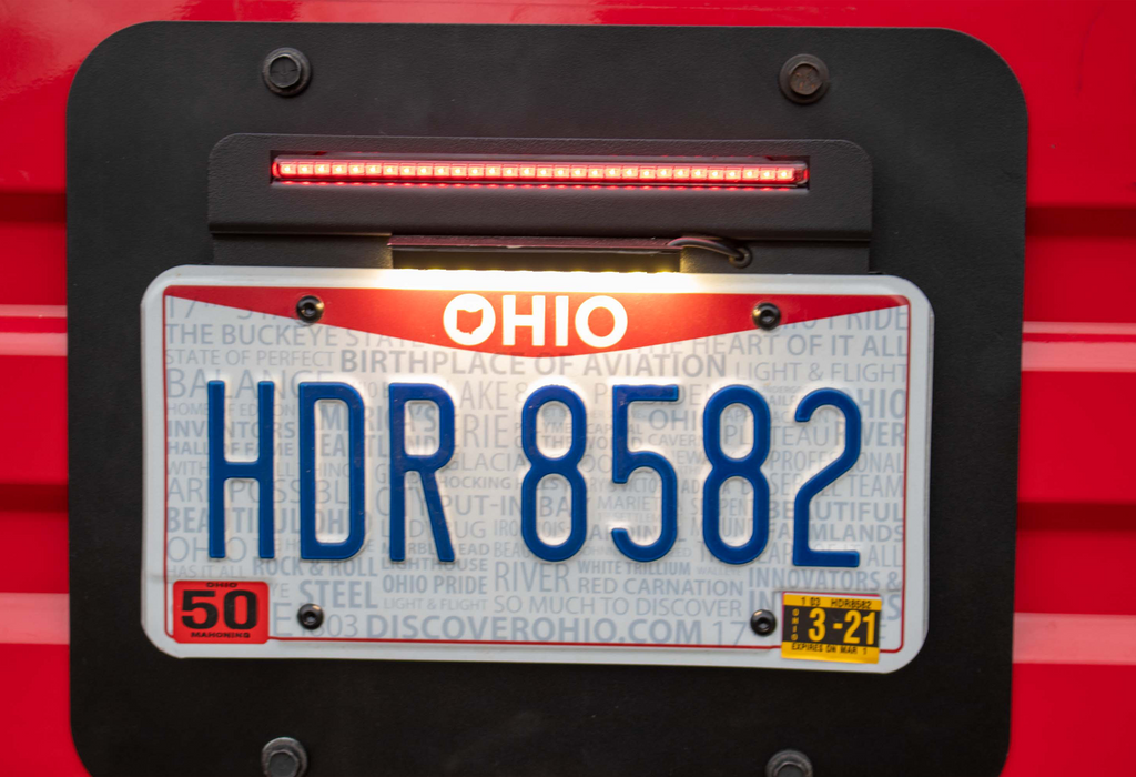 1997 - 2006 TJ BackSide License Plate Mount with LED