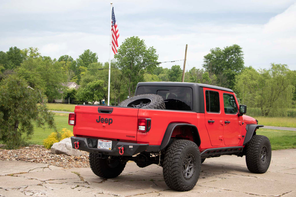 Fishbone Offroad In-Bed Tire Carrier for 2020-Up Jeep Gladiator JT FB21213