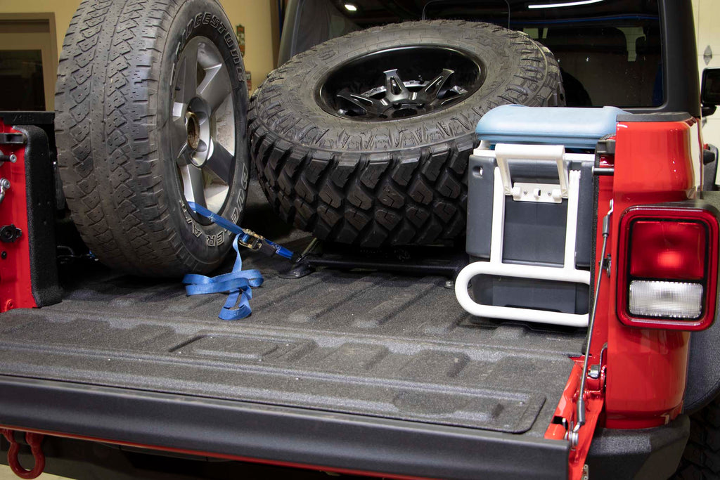 Fishbone Offroad In-Bed Tire Carrier for 2020-Up Jeep Gladiator JT FB21213