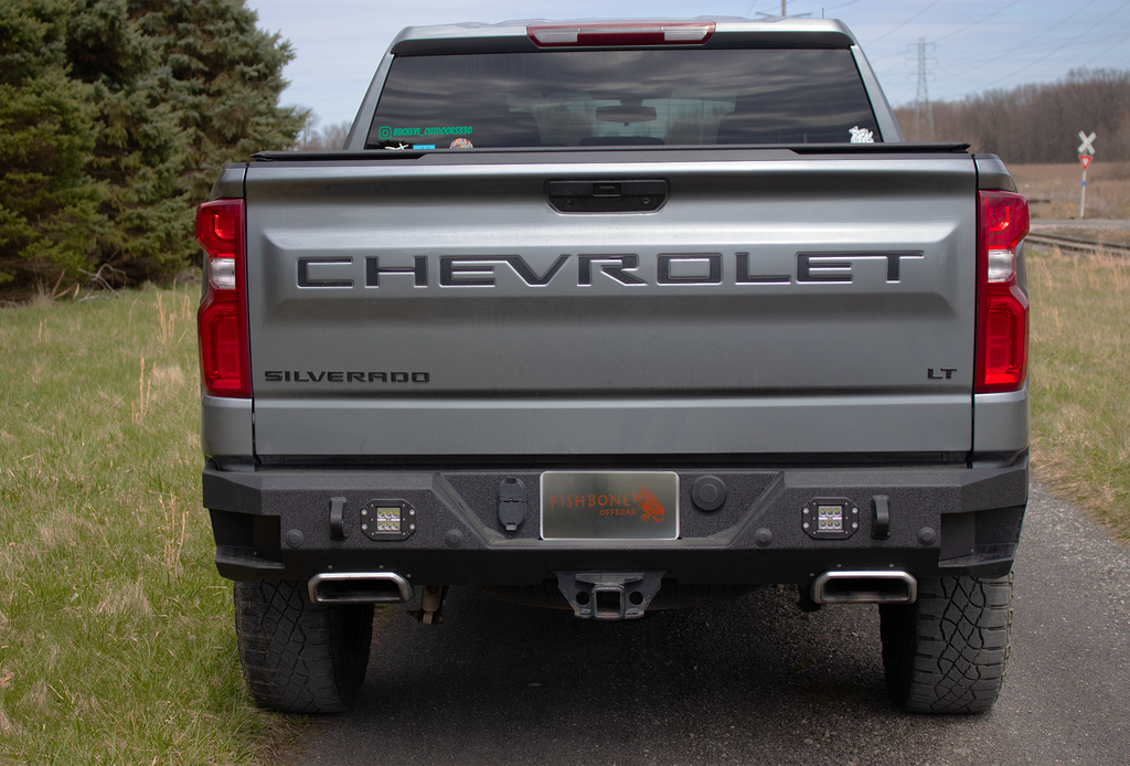 2019 - 2022 Chevy 1500 Silverado Rockfish Rear Bumper