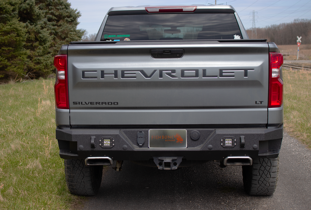 Easy bolt-on design for 2019-2022 Chevy 1500 Silverado bumper with various features and compatibility
