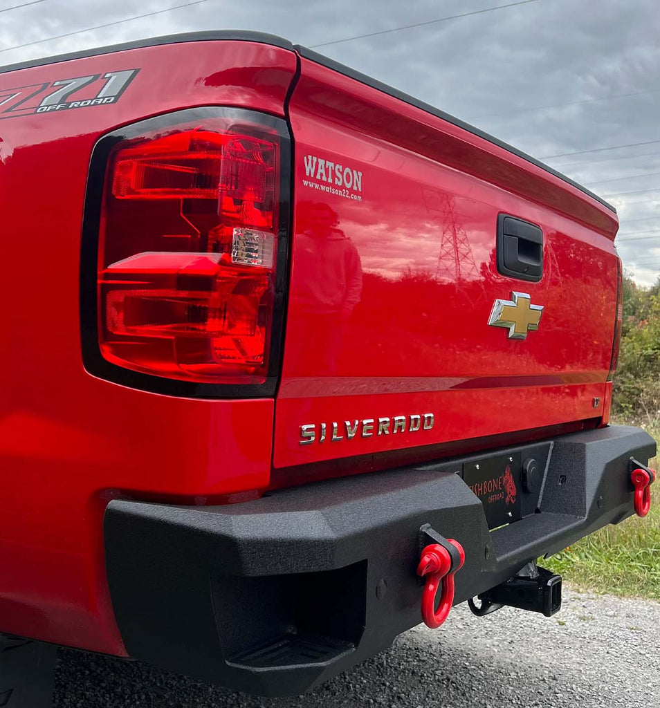 Fishbone Offroad Rockfish Rear Bumper For 2014-2018 Chevy Silverado 1500 FB22451