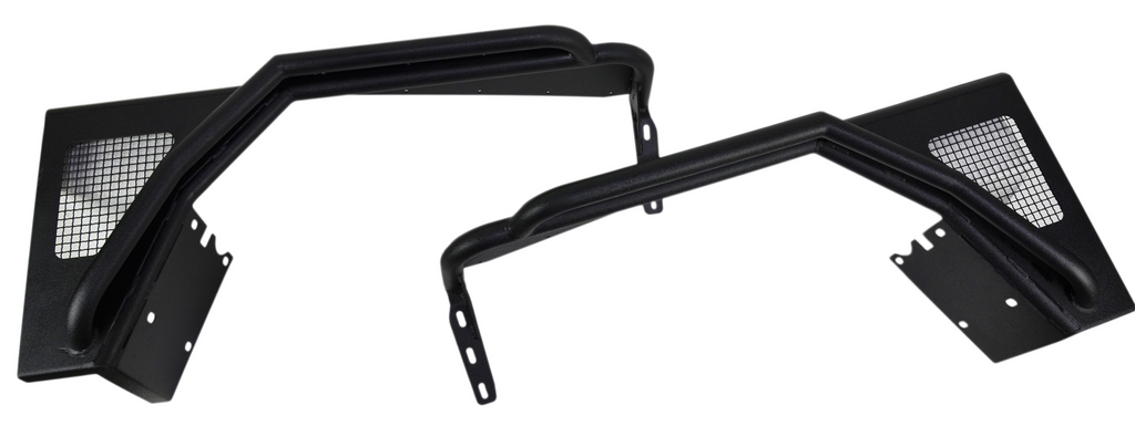 1997 - 2006 TJ Fishbone Front and Rear Tube Fender Set