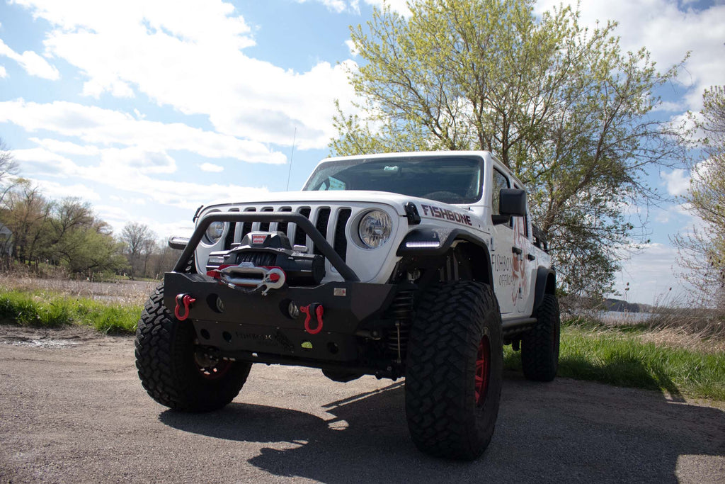 Fishbone Offroad Front Steel Elite Fenders for 2018-Current Jeep Wrangler & 2020-Current Jeep Gladiator FB23454F