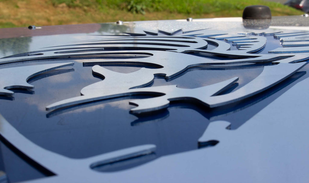 Fishbone JK Hood Louver Fits 2007 to 2018 JK Wrangler, Rubicon and Unlimited