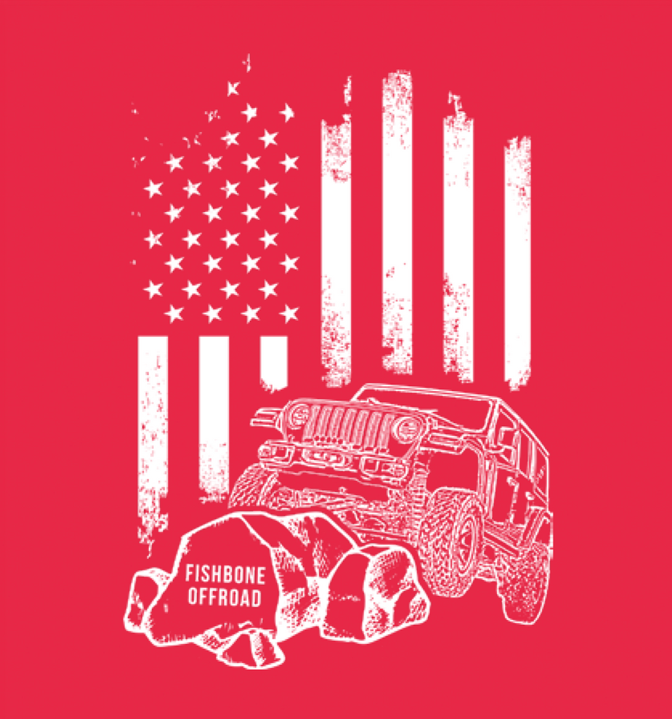 Fishbone 'Off-Road Patriot' Unisex T-Shirt