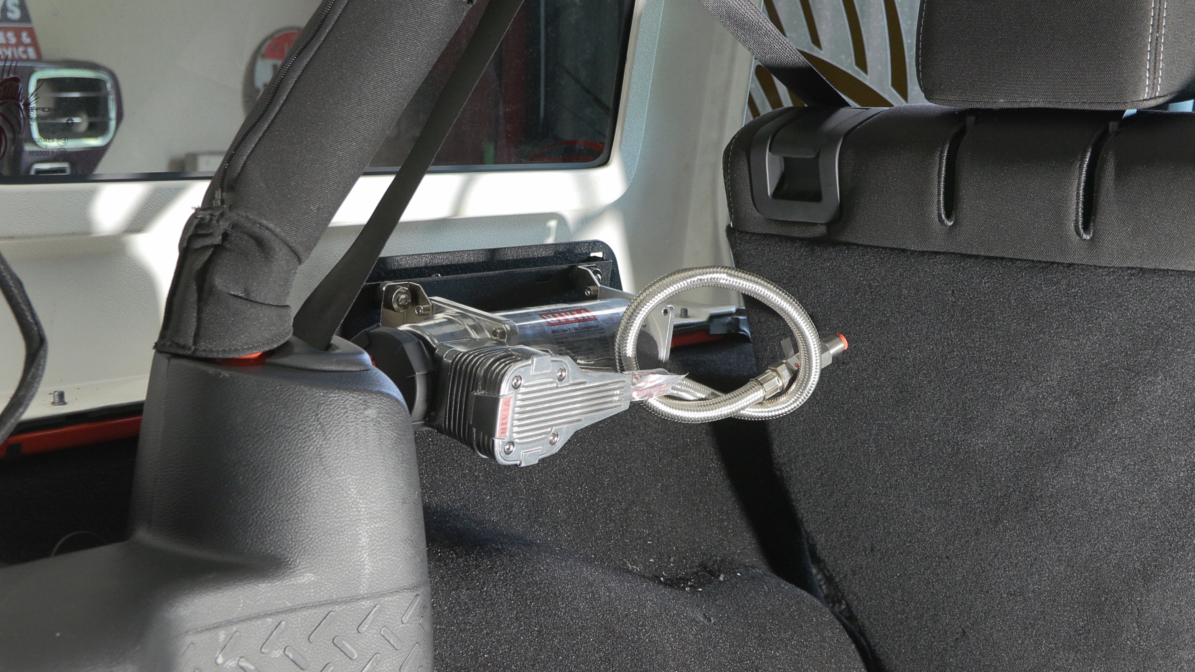 Fishbone Offroad Rear Trunk Compressor Mount - 2007-2018 Jeep Wrangler ...