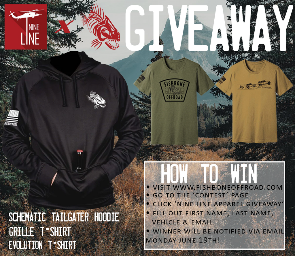 FIshbone Offroad Hoodie and T-SHirt Giveaway