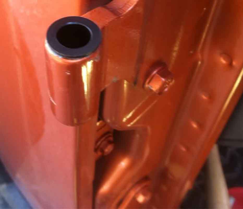 Door Hinge Liners (4 Door) fits JK - 2007-Up - Black Delrin