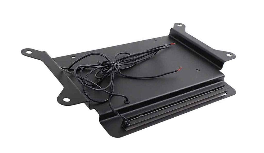 BackSide License Plate Mount with LED Fits 2010-18 JK Wrangler, Rubicon and Unlimited