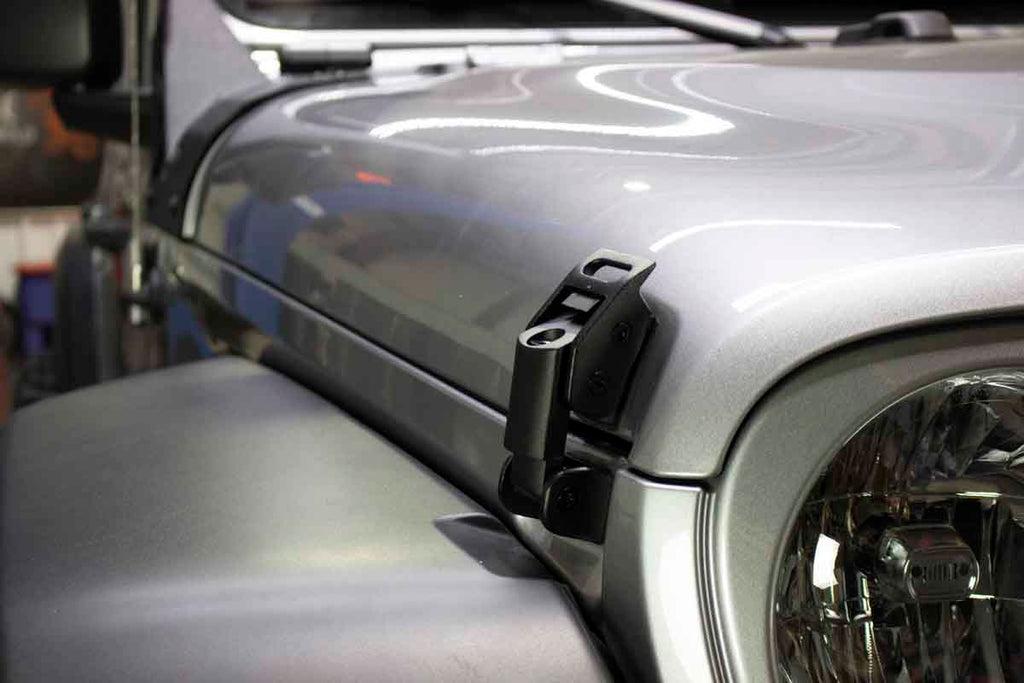 Mechanical Hood Catch Kit fits 2018 to Current JL Wrangler and 2020-UP JT Gladiator