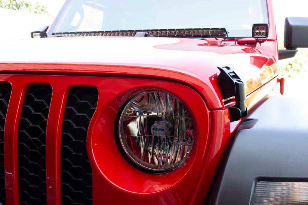 Mechanical Hood Catch Kit fits 2018 to Current JL Wrangler and 2020-UP JT Gladiator