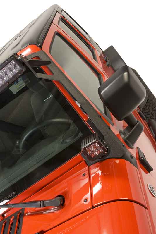 Fishbone JK Light Bar Bracket Fits 2007 to 2018 JK Wrangler, Rubicon and Unlimited