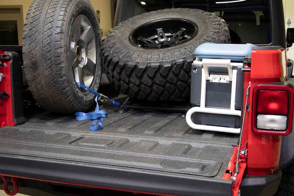 JT Gladiator In-Bed Tire Carrier Fits 2020 to Current JT Gladiator