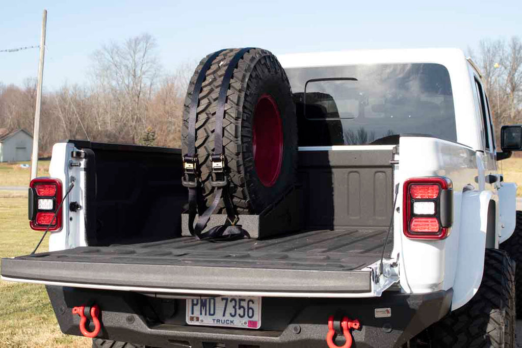 Universal In-Bed Tire Carrier