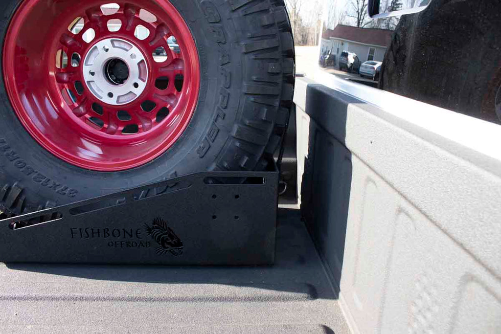 Universal In-Bed Tire Carrier