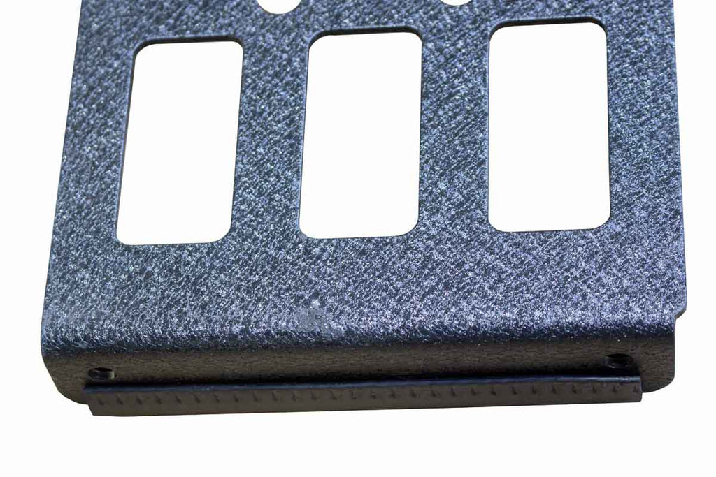 Close up image of Black MOLLE Panels for Toyota Tacoma - Short Bed  