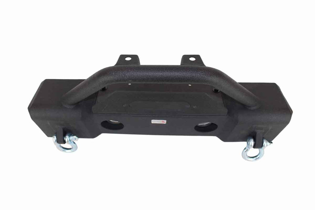 Fishbone Front Stubby Winch Bumper with Tube Guard Fits 2007 to 2018 JK Wrangler, Rubicon and Unlimited