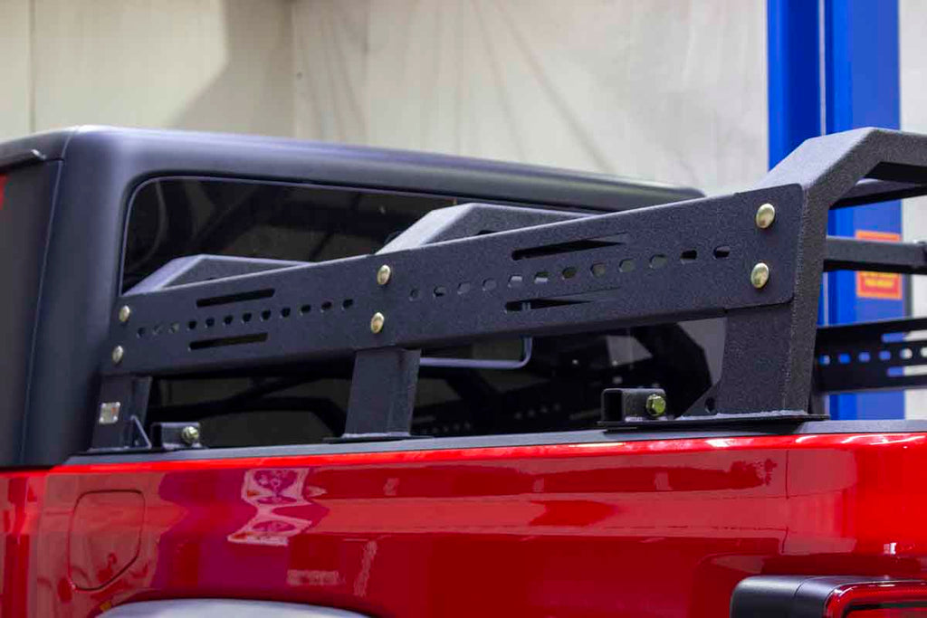 Fishbone Offroad Half Height Tackle Rack on a 2020 Jeep Gladiator JT ...