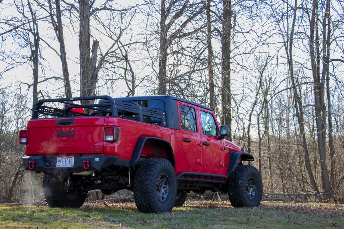 Fishbone Offroad Half Height Truck Bed Rack for 2020 & Up Jeep ...