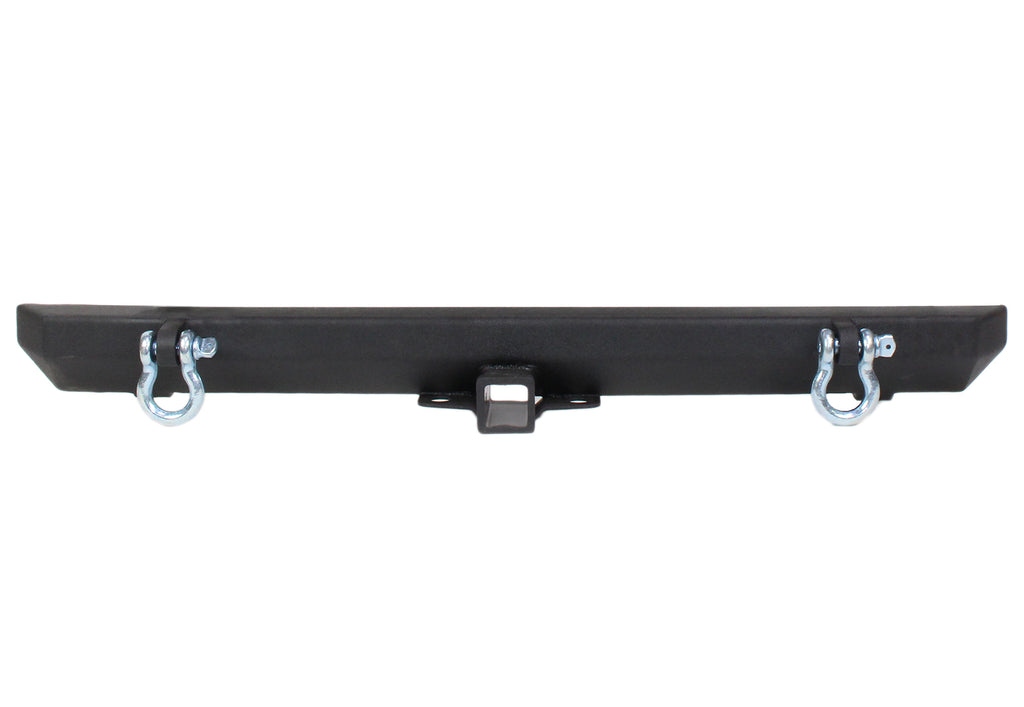 Fishbone YJ/TJ Rear Bumper with Receiver Fits 1987 to 2006 YJ and TJ Wrangler, Rubicon and Unlimited