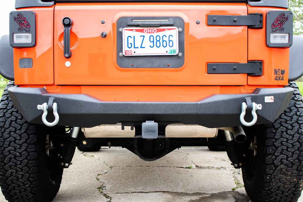 JK Mako Rear Bumper Fits 2007 to 2018 JK Wrangler, Rubicon and Unlimited