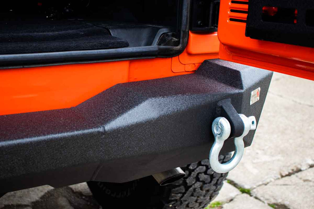 JK Mako Rear Bumper Fits 2007 to 2018 JK Wrangler, Rubicon and Unlimited