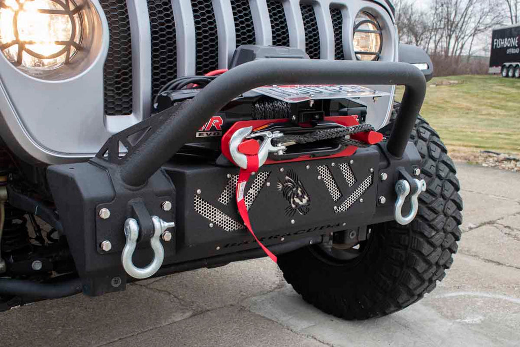 Barracuda Bull Bar Fits 07-18 JK Wrangler, Rubicon, Unlimited, 18-Current JL Wrangler, Rubicon, Unlimited, 18-Current JT Gladiator, Rubicon, FB22341 Barracuda Front Bumper