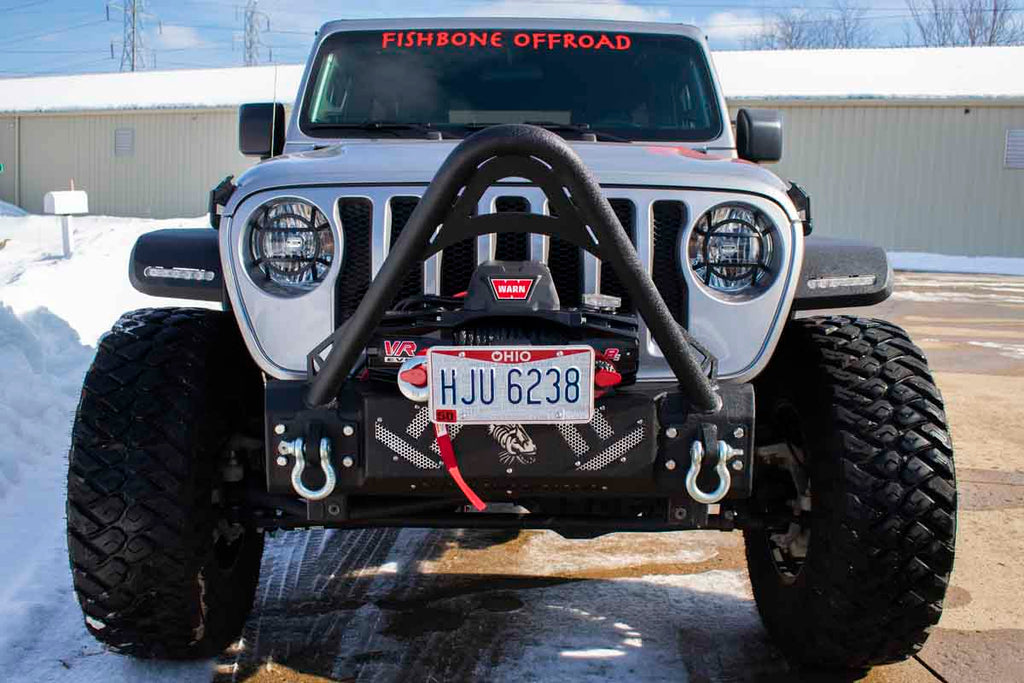 Barracuda Stinger Bar Fits 07-18 JK Wrangler, Rubicon, Unlimited, 18-Current JL Wrangler, Rubicon, Unlimited, 18-Current JT Gladiator, Rubicon, FB22341 Barracuda Front Bumper