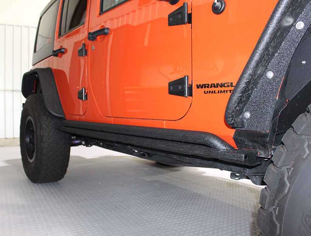 Fishbone JK Rubicon Rock Slider 4 Door Fits 2007 to 2018 JK Wrangler Unlimited and Rubicon Unlimited