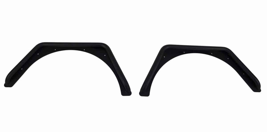 Fishbone Front and Rear Tube Fender Set Fits 1997 to 2006 TJ Wrangler, Rubicon and Unlimited