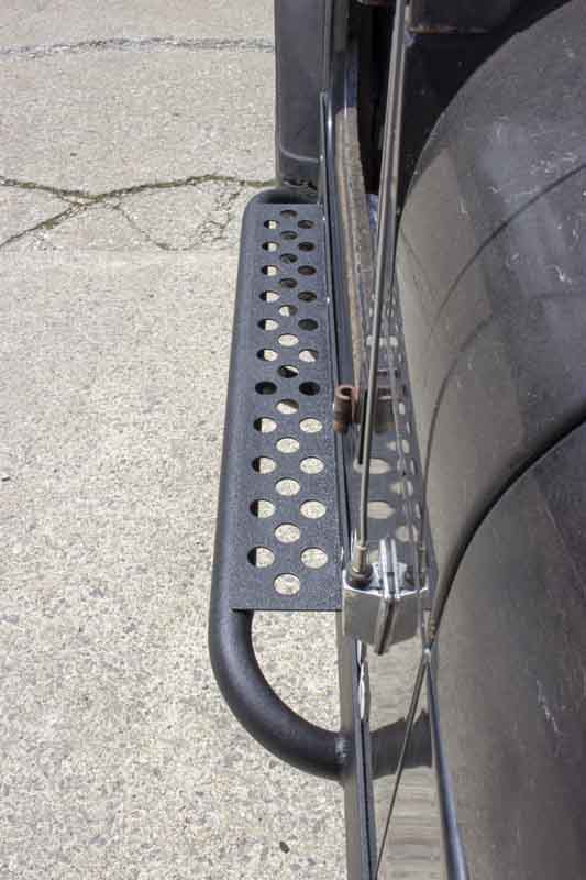 Fishbone Rock Slider with Tube Step Fits 1987 to 1995 YJ Wrangler