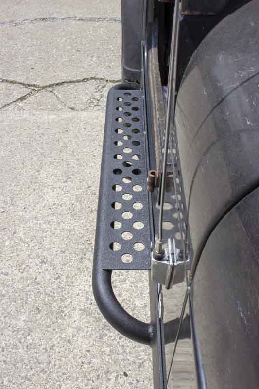 Fishbone Rock Slider with Tube Step Fits 1987 to 1995 YJ Wrangler