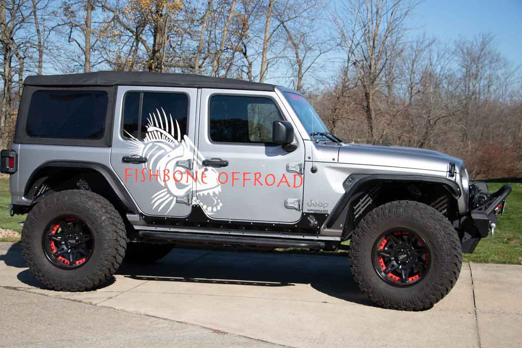 Fishbone JL Scale Armor Fits 2018 to current JL Wrangler Unlimited and Rubicon Unlimited