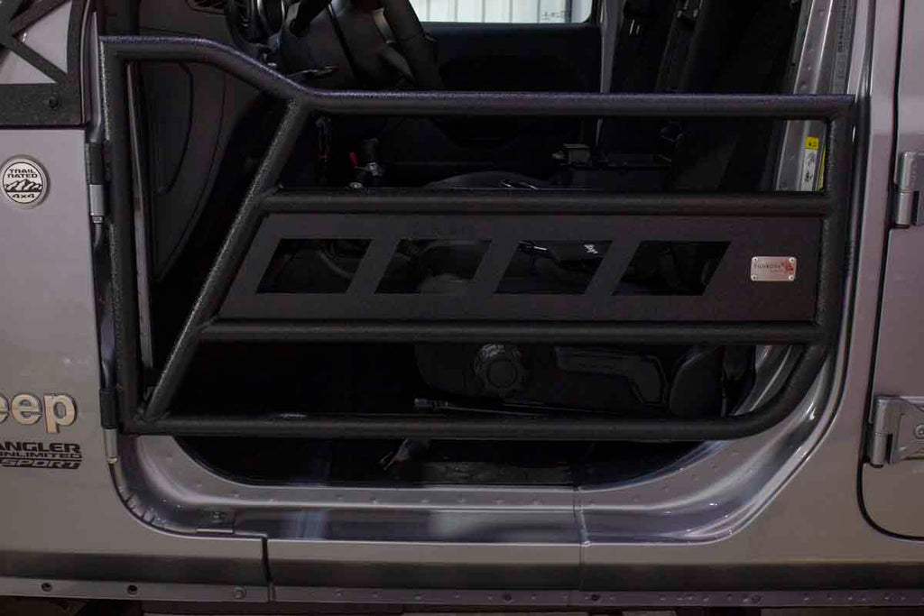 Front Tube Doors Fits 2018 to Current JL Wrangler, Rubicon and Unlimited