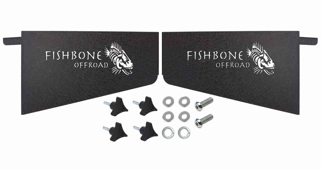 Fishbone Wheel Well Storage Bins Fits 2018 to Current 2 Door JL Wrangler