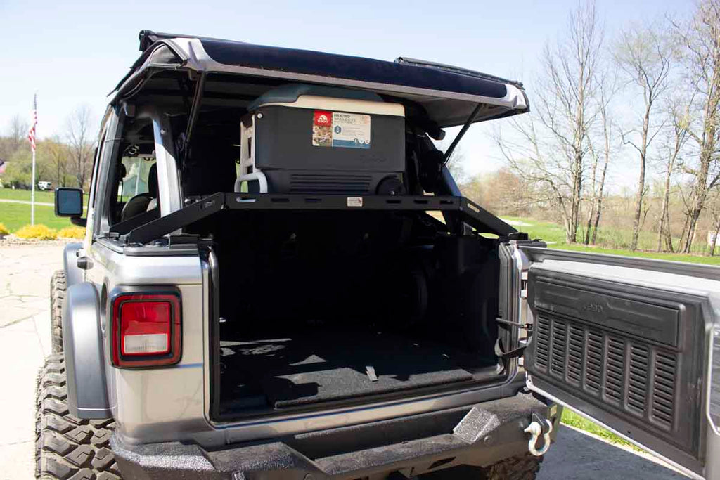 JL Interior Storage Rack Fits 2018 to Current JL Wrangler Unlimited and Rubicon Unlimited