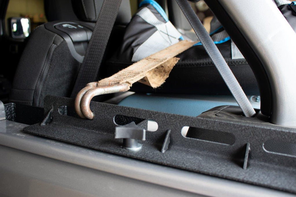 2-Door JL Tub Rail Tie Downs Fits 2018 to Current JL Wrangler Unlimited and Rubicon Unlimited