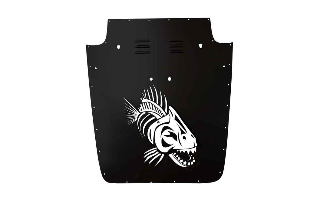 Fishbone TJ Hood Louver Fits 1997 to 2006 TJ Wrangler, Rubicon and Unlimited