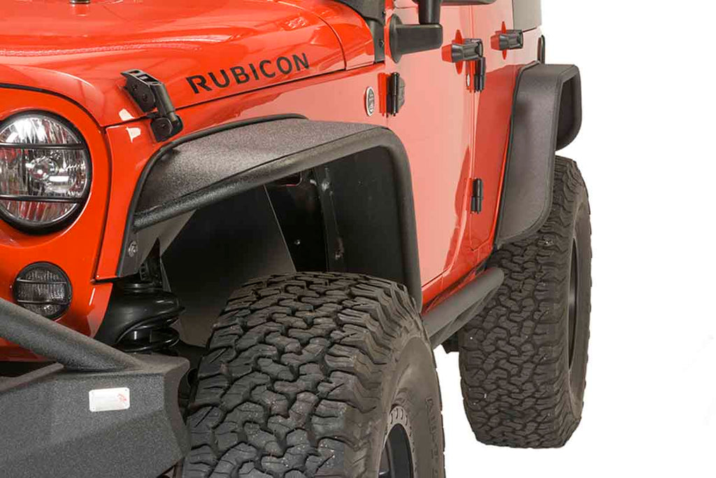 Fishbone Aluminum Tube Fenders fits Fits 2007 to 2018 JK Wrangler, Rubicon and Unlimited