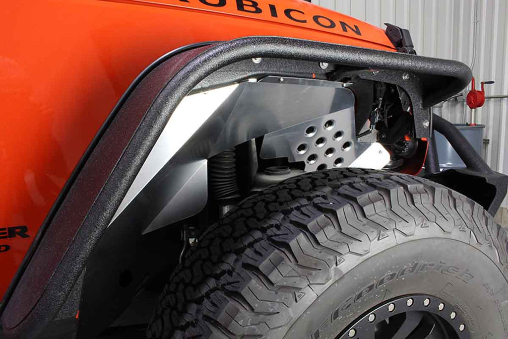 Fishbone Aluminum Inner Fenders Fits 2007 to 2018 JK Wrangler, Rubicon and Unlimited