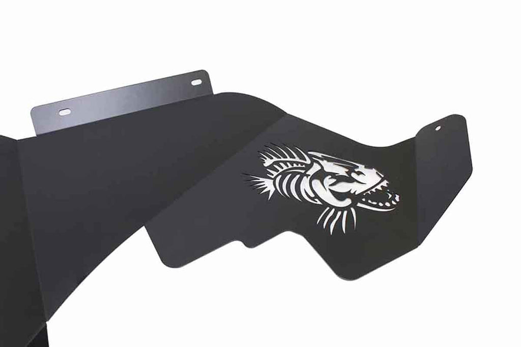 Fishbone Logo Aluminum Inner Fenders Fits 2007 to 2018 JK Wrangler, Rubicon and Unlimited