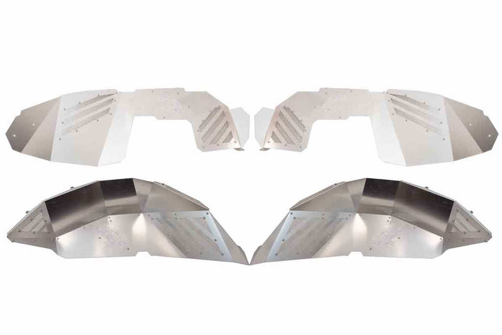Fishbone JL RAW Aluminum Inner Fenders Fits 2018 to Current JL Wrangler, Rubicon and Unlimited